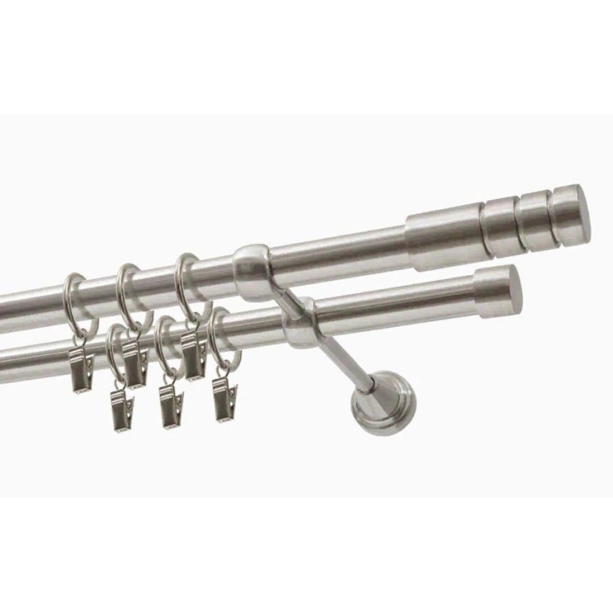 Decastyl DVIGUBAS CROWN MOLDING FI 19 MM NON-FERROUS STEEL EFFECT 400 CM TECHNO WITH ROLLERS KOWALSKI