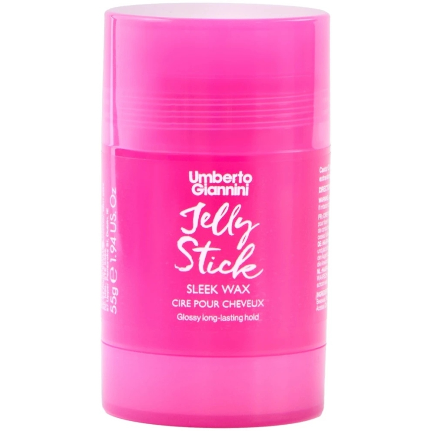 Umberto Giannini Jelly Stick hiusmuotoiluvaha sileän ja kiiltävän efektin saavuttamiseksi, vahva pito, 55 g – 2