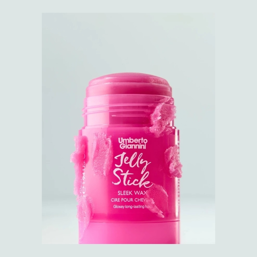 Umberto Giannini Jelly Stick juuksekujundusvaha suju ja läikiva efekti saavutamiseks, tugev hoidmine, 55 g – 3