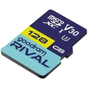 GOODRAM RIVAL M3AA 128 GB Micro SDXC V30 UHS-I U3 memory card + adapter (GGSM3AA-1280R12) GOODRAM RIVAL M3AA 128 GB Micro SDXC V30 UHS-I U3 memory card + adapter (GGSM3AA-1280R12)