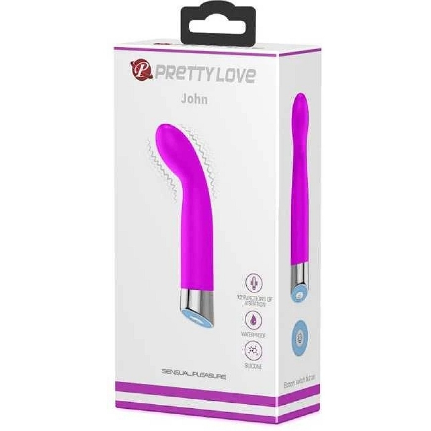 Pretty Love G-punkti vibraator, kõver seks, 12 režiimi, 14 cm