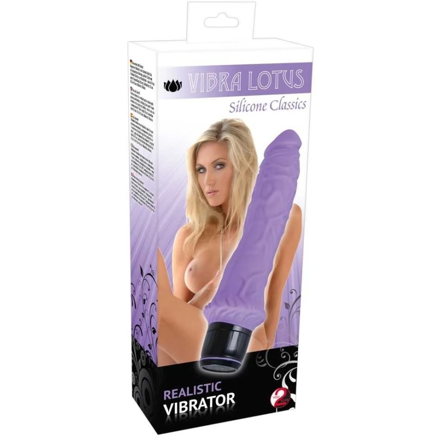 You2Toys Классический силиконовый вибратор фиолетовый