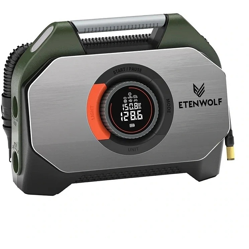 Etenwolf S7 auto õhukompressor, 11,03 baari, 38 400 mAh