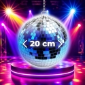 LIGHT4ME MBM 20 diskotēkas spoguļbumbas sudraba LIGHT4ME MBM 20 diskotēkas spoguļbumbas sudraba