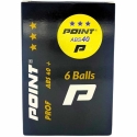 Table Tennis Balls Point Prof ABS40 *** 6 pcs orange
