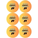 Настольные теннисные мячики Point Prof ABS40 *** 6 шт. оранжевые Настольные теннисные мячики Point Prof ABS40 *** 6 шт. оранжевые