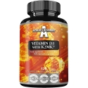 Apollos Hegemony Vitamin D3 and K2 MK7 Dietary Supplement, 120 Capsules Apollos Hegemony Vitamin D3 and K2 MK7 Dietary Supplement, 120 Capsules