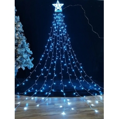 Светодиодный свет - Modee ML-C3001 300 LED 6 м звезда холодный белый