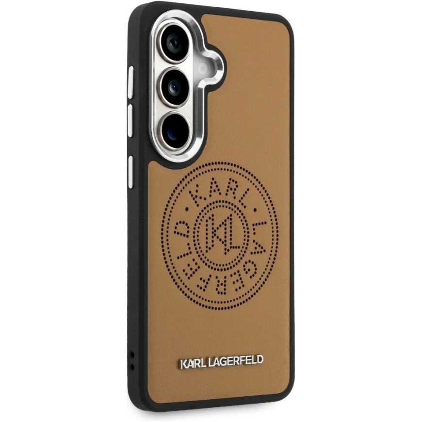 Чехол Karl Lagerfeld Perforated KL MagSafe для Samsung Galaxy S26 Plus коричневого цвета – 5