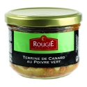 Rougie Duck Terrine with Green Pepper, in Jar, 180 g Rougie Duck Terrine with Green Pepper, in Jar, 180 g