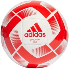 Футбольный мяч adidas Starlancer Club Ball белый и красный IA0974 (5)