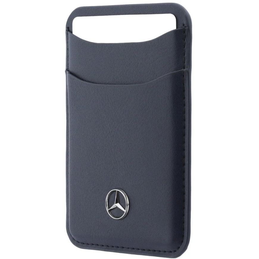 Magnetiline Kaarditasku Mercedes Nahk Tume Sinine – 2