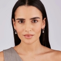 Brosway 2in1 folding earrings with crystal "Symphonia BYM215"