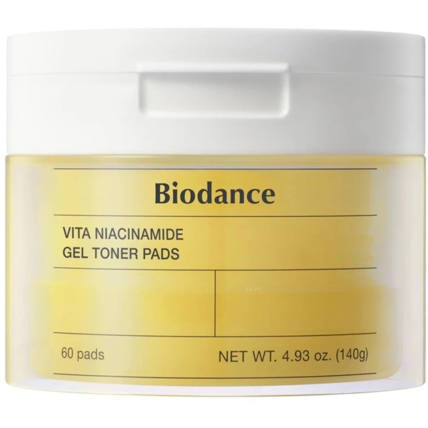 Biodance Vita Niacinamide geeli toonikapatjad, 60 tk – 2