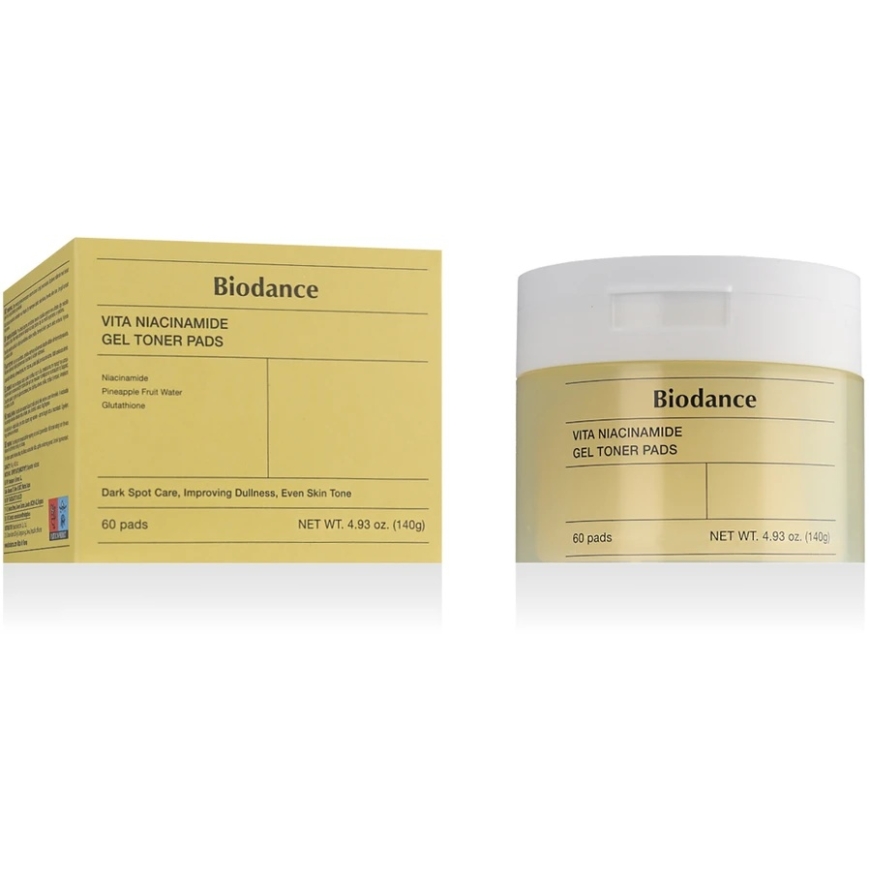 Biodance Vita Niacinamide geeli toonikapatjad, 60 tk – 4