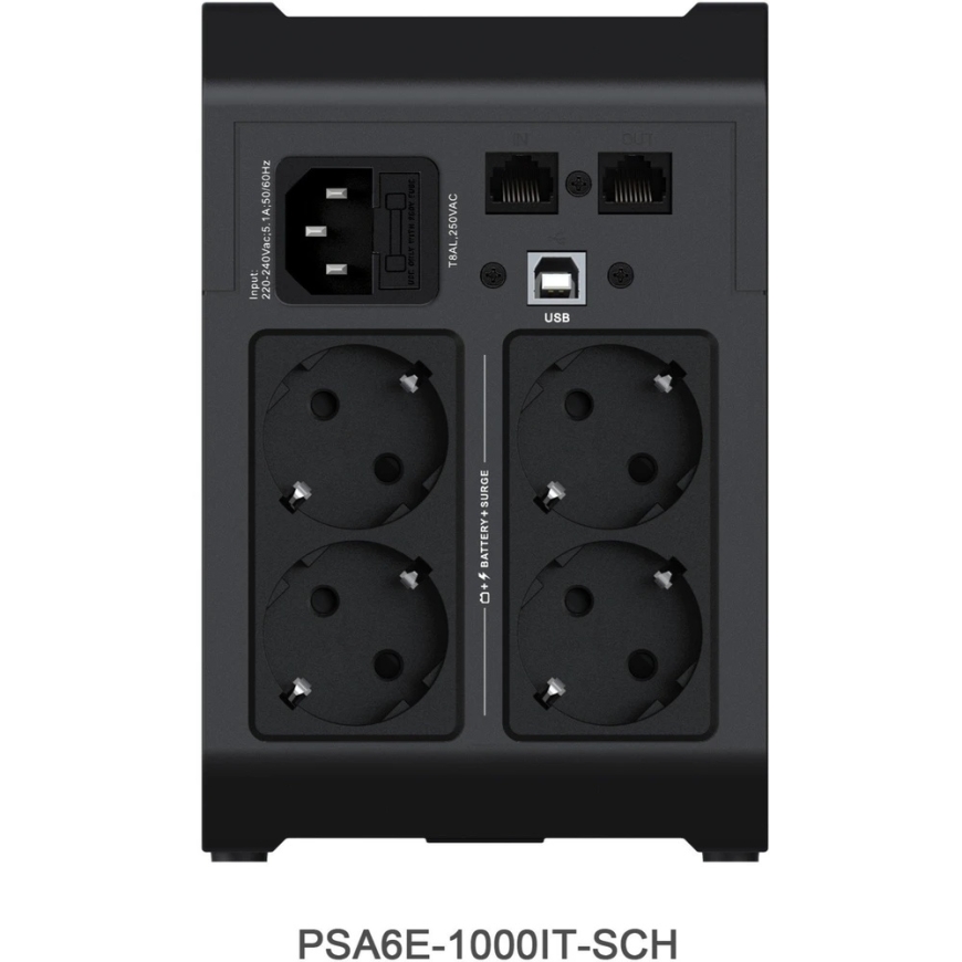 Vertiv Emergency Power Supply POWERUPS PSA6E-1000IT-SCH 230V 4 Schuko – 4