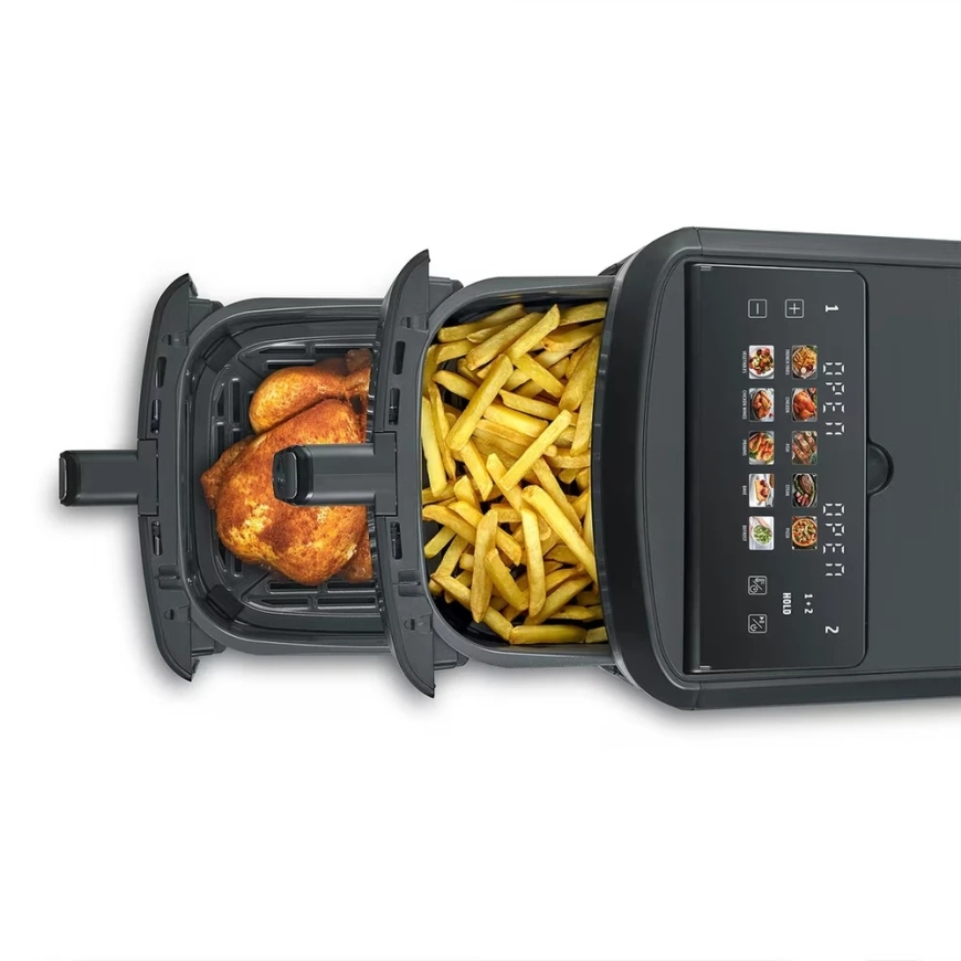 Caso AirFry DuoTower kuuma õhu fritüüri, 2 x 6,2 l – 3