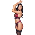 Cottelli Bondage krūštura un apakšbiksīšu komplekts Bra Set Bondage XL