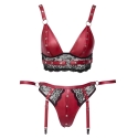 Cottelli Bondage Bra and Panty Set Bra Set Bondage XL Cottelli Bondage Bra and Panty Set Bra Set Bondage XL