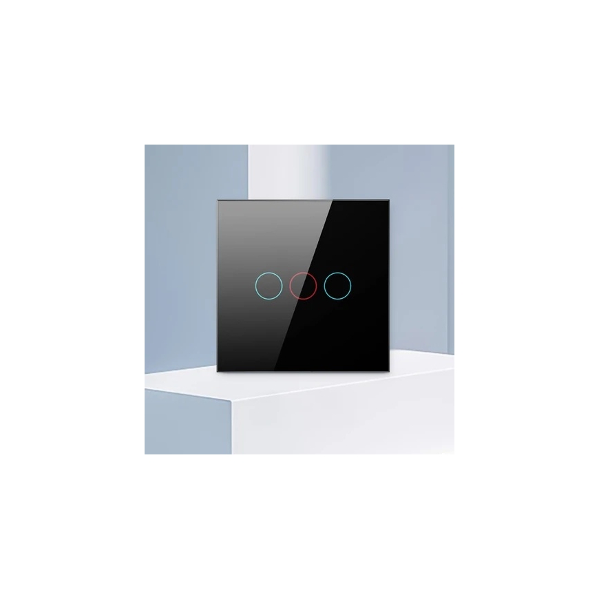 Stiklinis „Wi-Fi“ šviesos jungiklis Avatto TS02-EU-B3 – 3