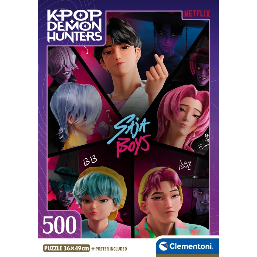 Clementoni Palapeli 500 kpl - K-Pop Demon Hunter – 4