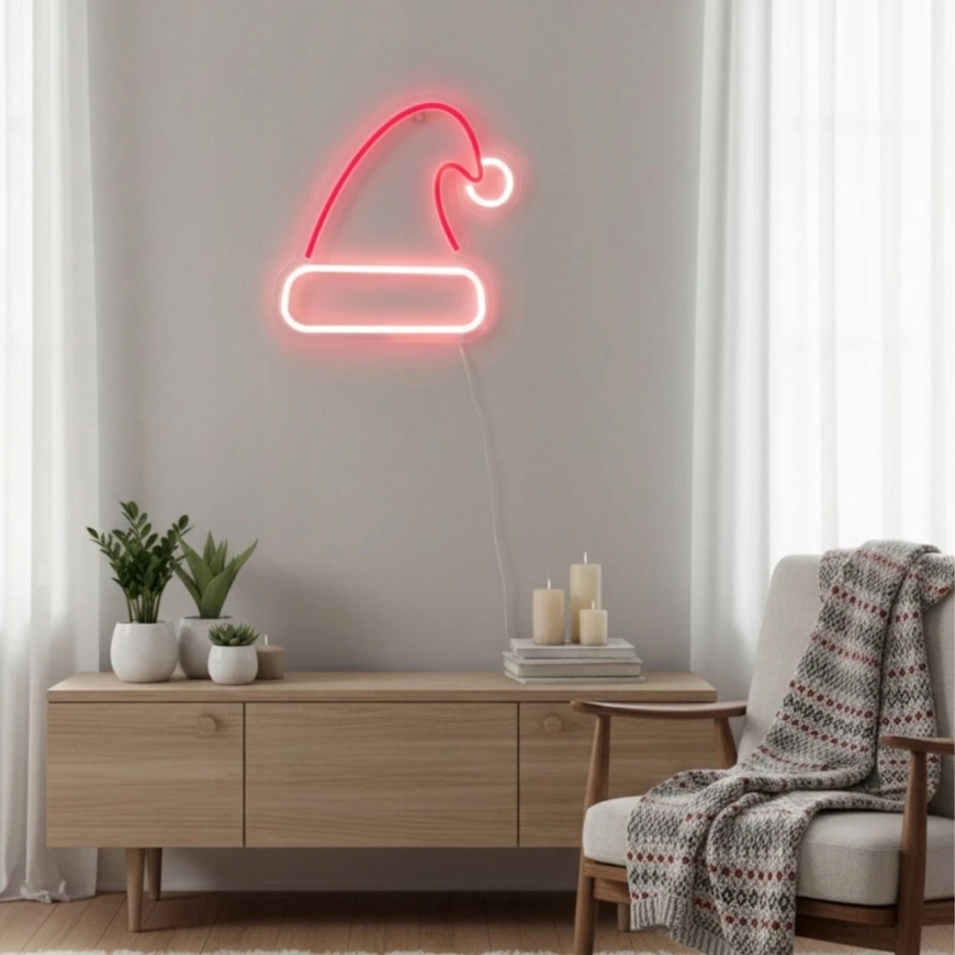Home Styling Collection Joulun neonseinä LED-kyltti, 23 x 22 cm – 3