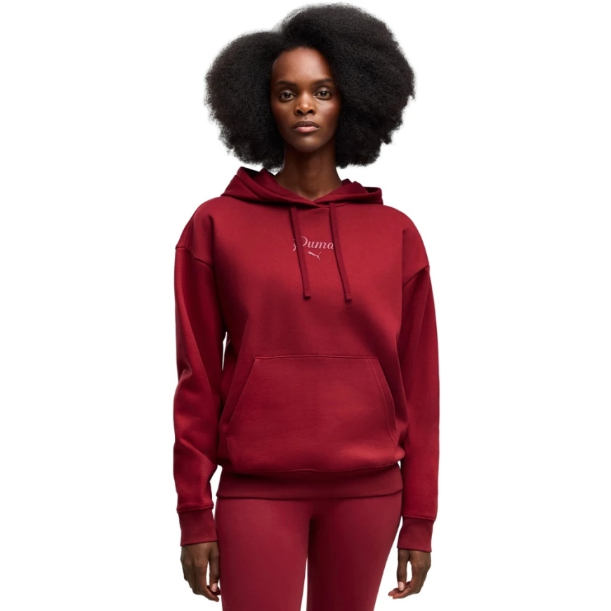 Puma naisten ESS Script Comfort hoodie punainen 694136 23 (L)