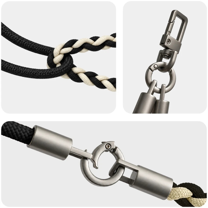 Etteri flexi 2in1 hihna puhelimille, musta – 5