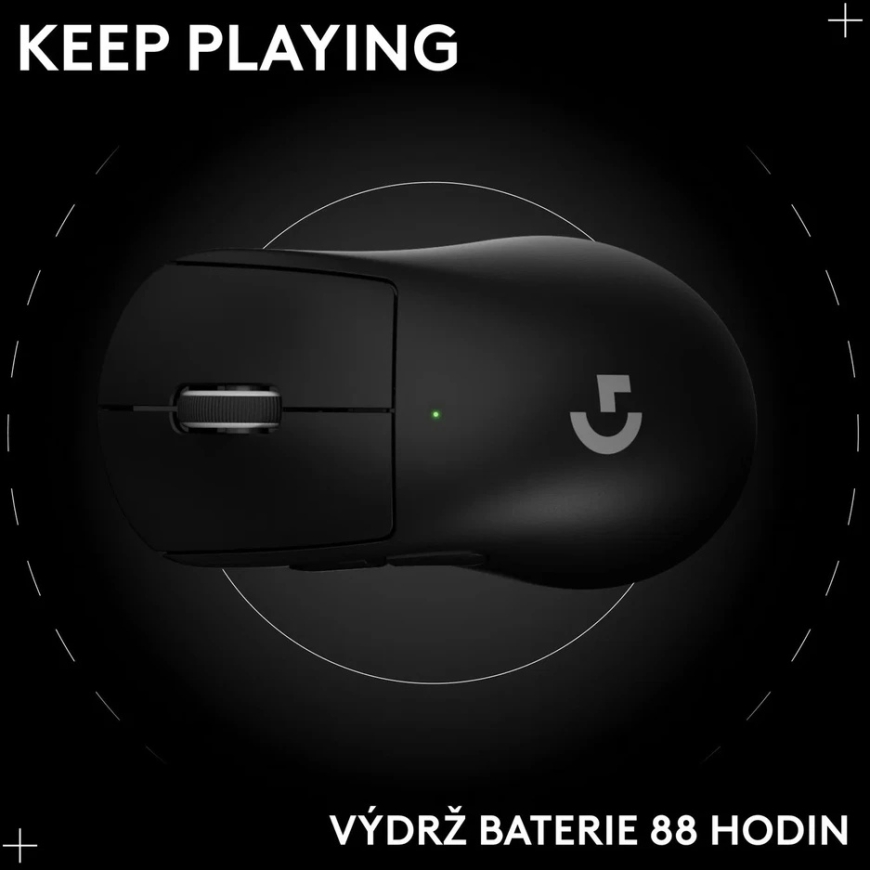 Logitech PRO X Superlight 2 DEX SE -hiiri, musta – 4
