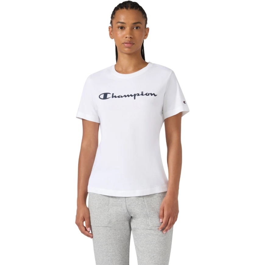 Champion Lyhythihainen Naisten T-paita Valkoinen 118428 WW001 (2XL)