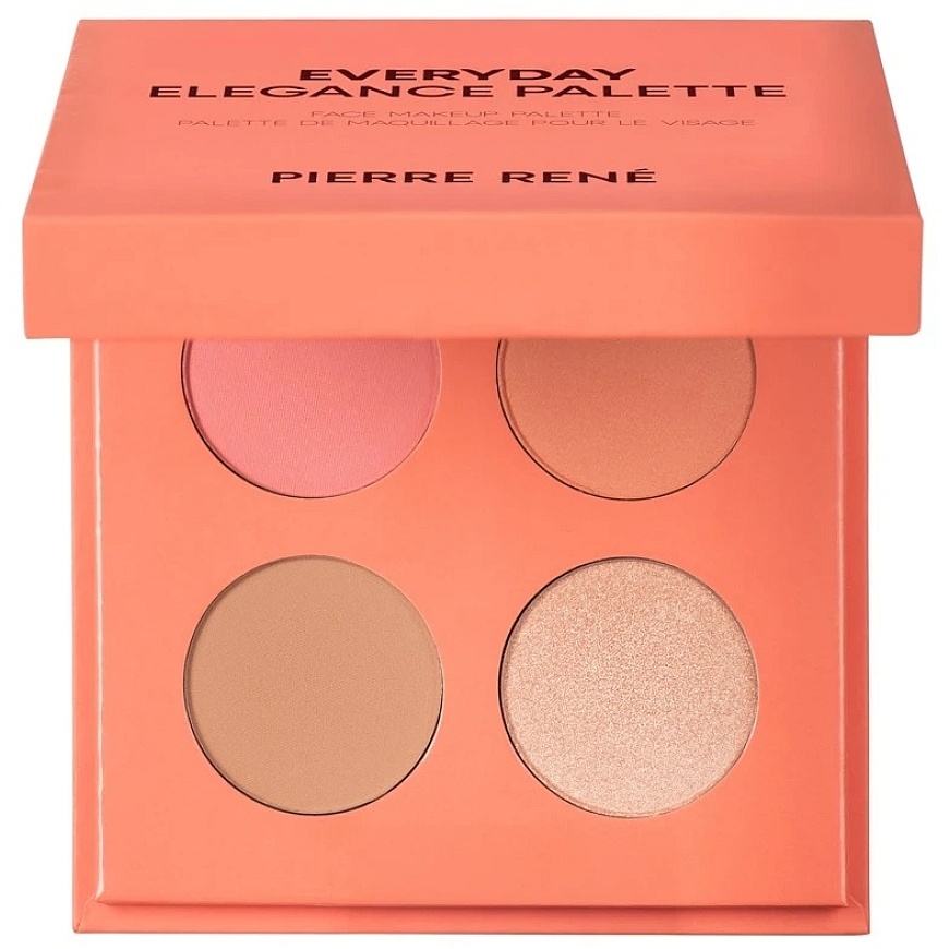 Pierre Rene Everyday Elegance Palette sejas grima palete Coral 10 g