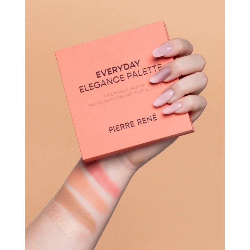 Pierre Rene Everyday Elegance Palette sejas grima palete Coral 10 g – 2