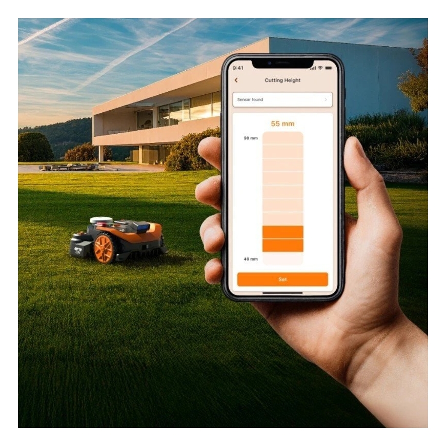 Worx Landroid Vision Cloud -ruohonleikkuri 1800 m2 – 5