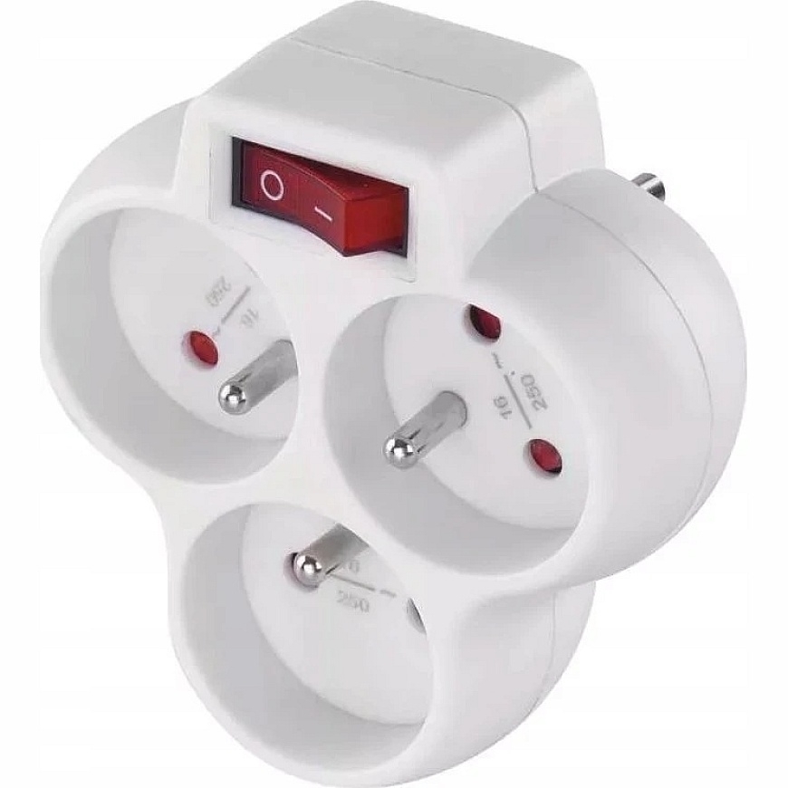 Разветвитель Emos P0026S 3 – 3