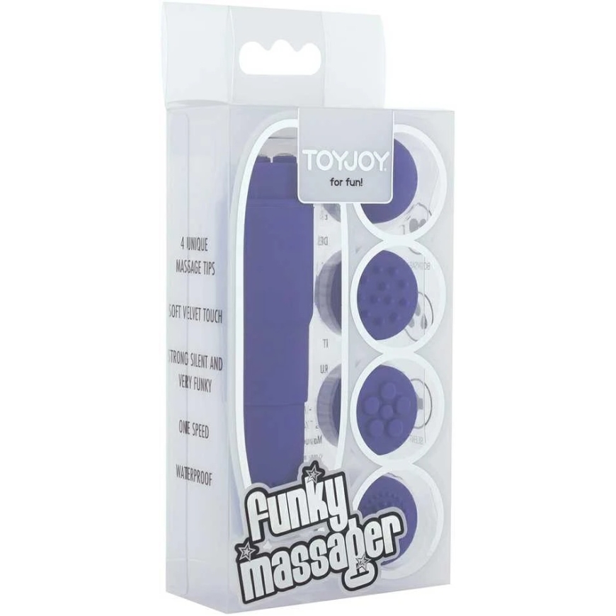 Toy joy TOYJOY Stimulator, intimate clitoral massager, 4 accessories