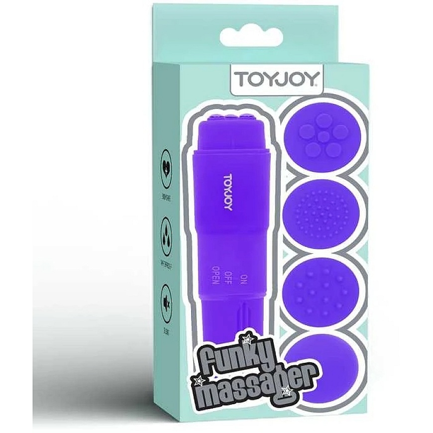 Toy joy TOYJOY Stimulator, intimate clitoral massager, 4 accessories – 4