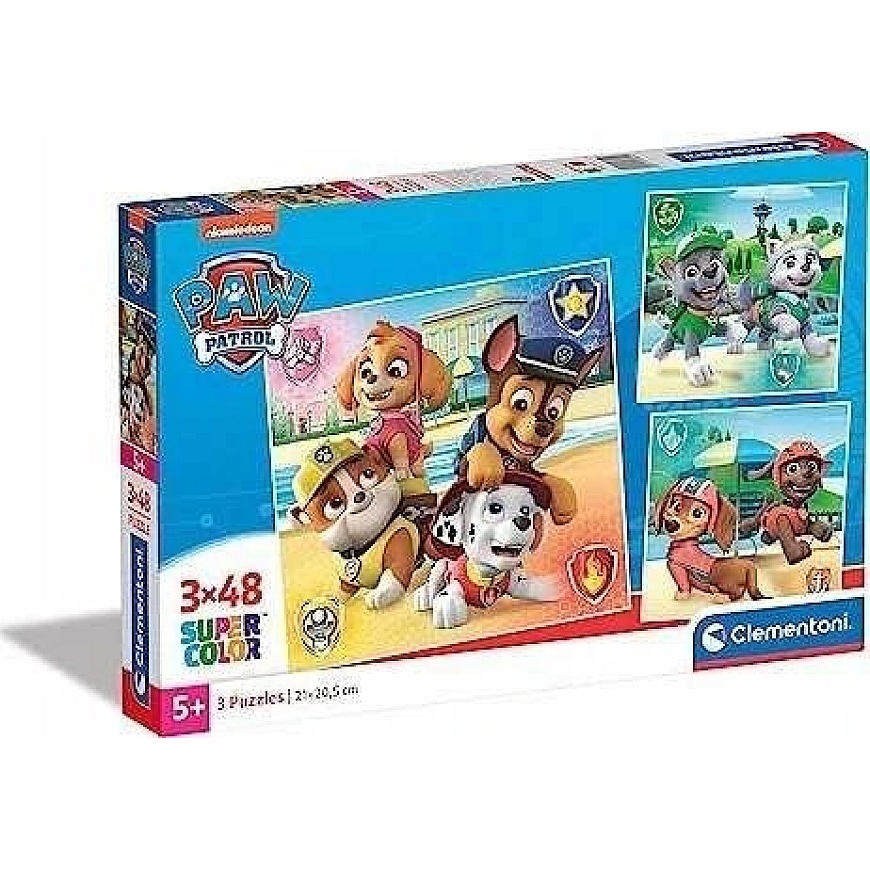 Clementoni Mīkla 3x48 gab - Paw Patrol – 3