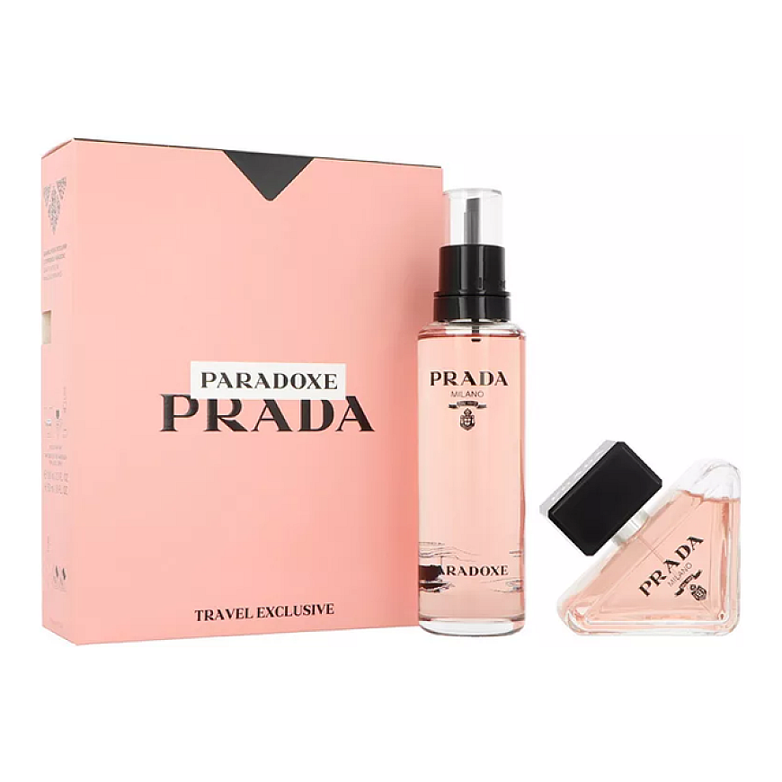 Набор Prada: Paradoxe, Eau De Parfum, Для женщин, Дополнительно, 50 мл + Paradoxe, Eau De Parfum, Для женщин, Заправка, 100 мл Д