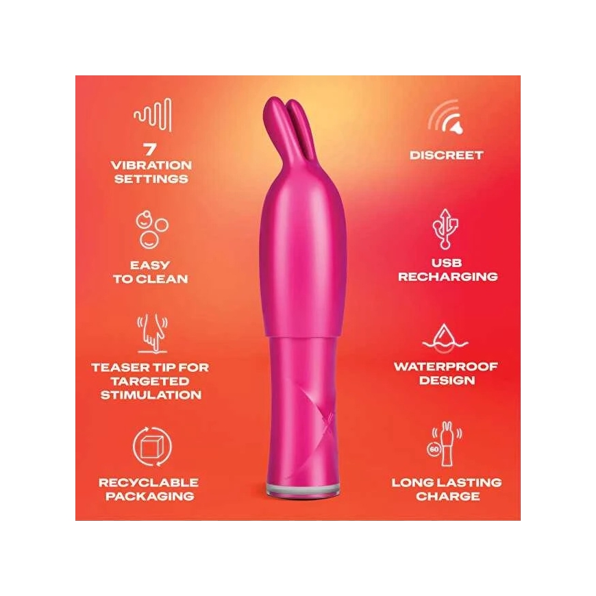 Durex Spēlējiet Vibe & Tease 2in1 vibratoru ar stimulējošu uzgali – 4