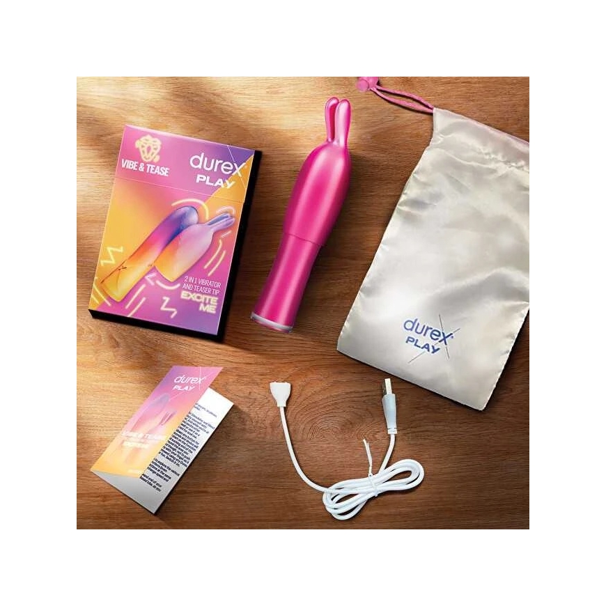 Durex Play Vibe & Tease 2in1 vibrator with stimulating tip – 5