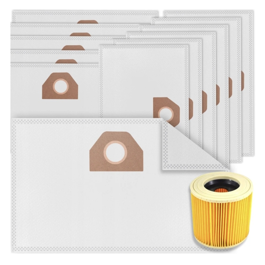 10x Vacuum Cleaner Bags FilterMaster with Air Filter, 10 pcs.