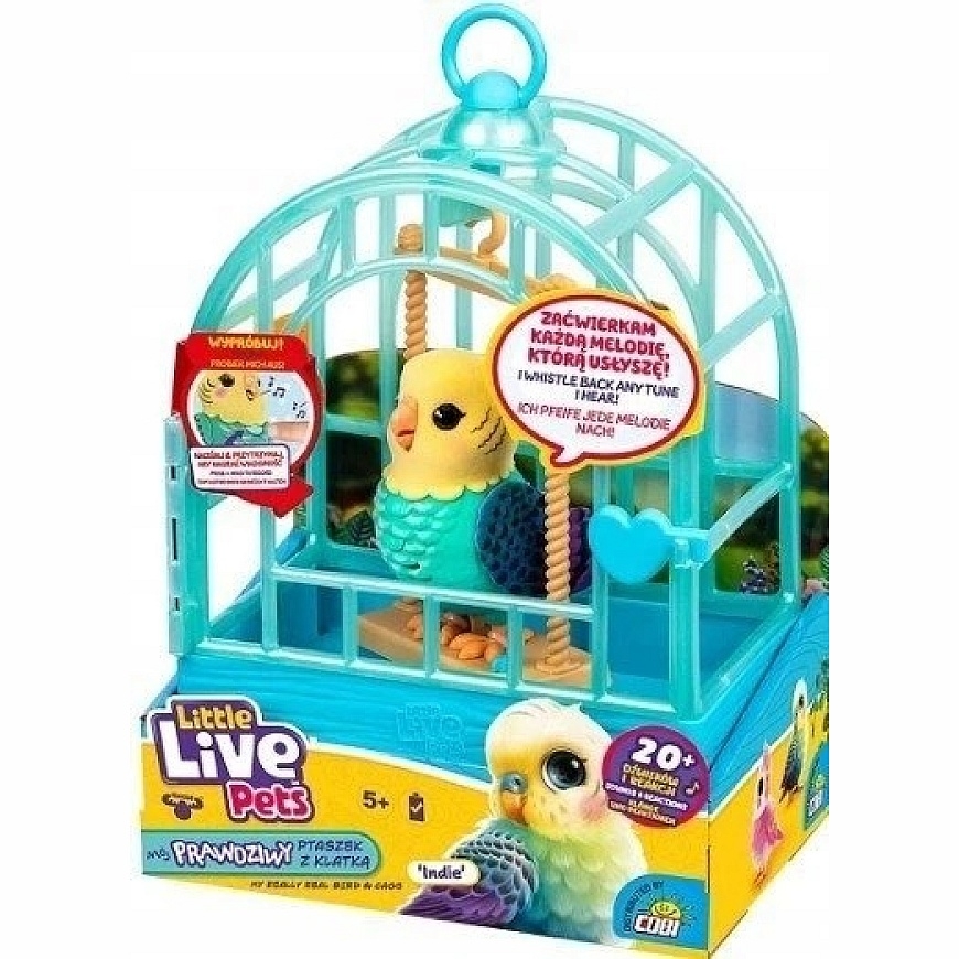 Cobi Interactive Figure "Little Live Pets" – my real blue and yellow bird – 3