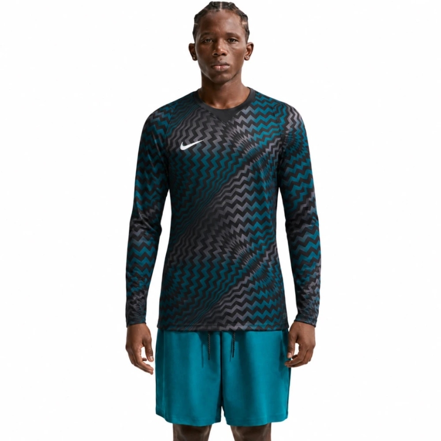 Meeste väravavahi särk Nike Dri-FIT Gardien VI must-hall-sinine HV8306 010 (S)