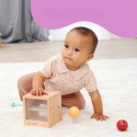 Eichhorn Montessori Wooden Cube with Balls Puzzle for Children, 6 Pieces Eichhorn Montessori Wooden Cube with Balls Puzzle for Children, 6 Pieces