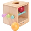 Eichhorn Montessori Puukuutio palloilla palapeli lapsille, 6 osaa
