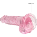 Realrock By Shots Realrock Dildo rozā ar spēcīgu pievilkšanu rozā orgasms 19cm Realrock By Shots Realrock Dildo rozā ar spēcīgu pievilkšanu rozā orgasms 19cm