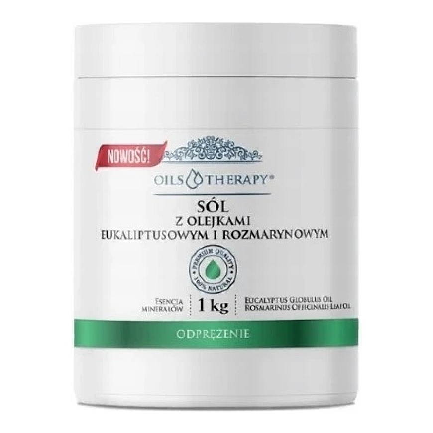 Optima Natura Iodine-Bromine Salt with Eucalyptus and Rosemary Oils Relaxation 1000g – 2