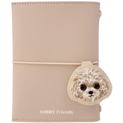 Pieņemšanas grāmatiņa + pildspalva, 2-in-1 komplekts Nimmy New Big-Eye Cute Pets 2.0 suns, brūns