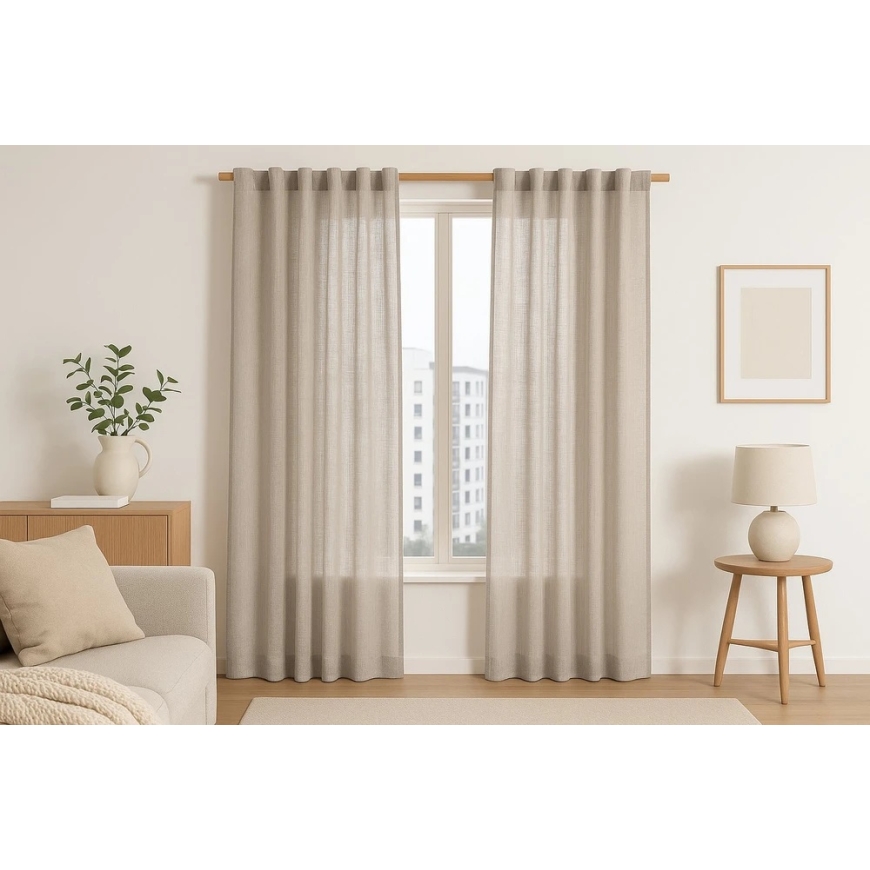 Kardin Vaelta AmeliaHome 140 × 175 cm, liivakarva – 2