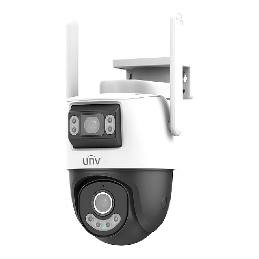 Uniview Умная уличная камера, 3MP+3MP, 4G